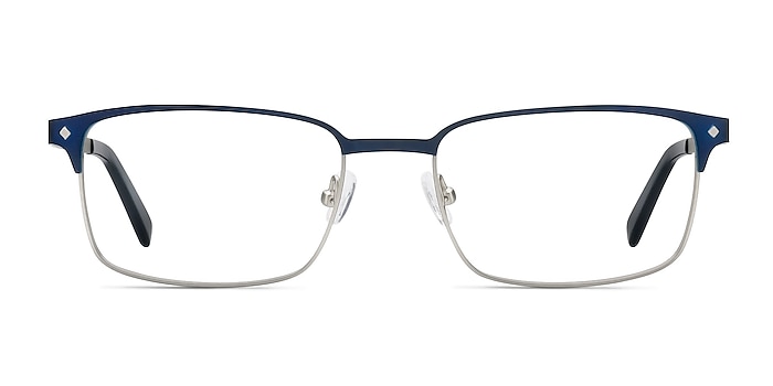 Normandy Bleu marine  Métal Montures de lunettes de vue d'EyeBuyDirect
