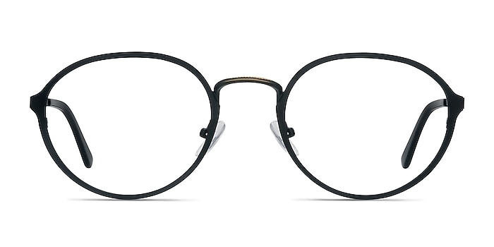 Come Around Noir Métal Montures de lunettes de vue d'EyeBuyDirect