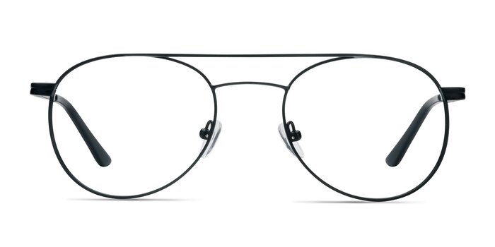 Alibi Black Metal Eyeglass Frames from EyeBuyDirect