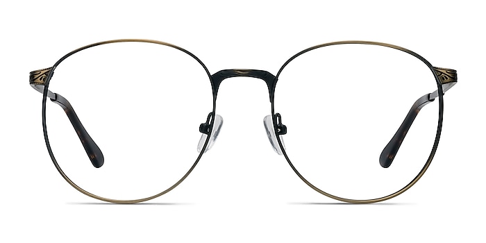 Lotus Bronze Metal Eyeglass Frames from EyeBuyDirect
