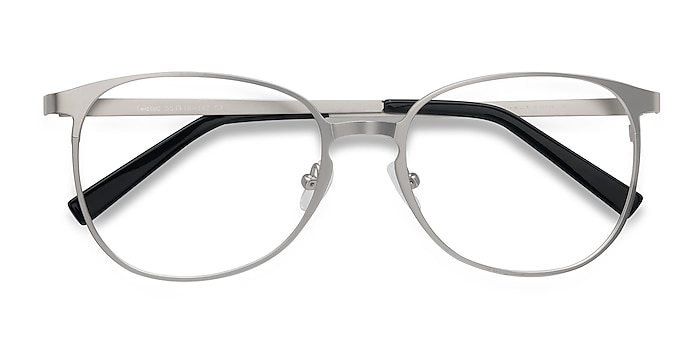 Silver Twisted -  Metal Eyeglasses