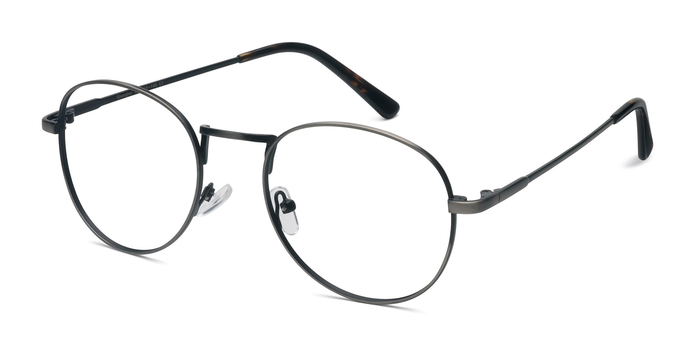 Shanghai Round Gunmetal Full Rim Eyeglasses | Eyebuydirect