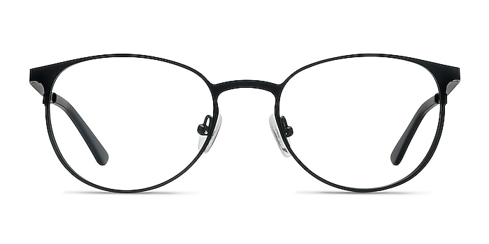 Joan Black Metal Eyeglass Frames from EyeBuyDirect