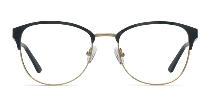 The Moon Black Golden Métal Montures de lunettes de vue d'EyeBuyDirect