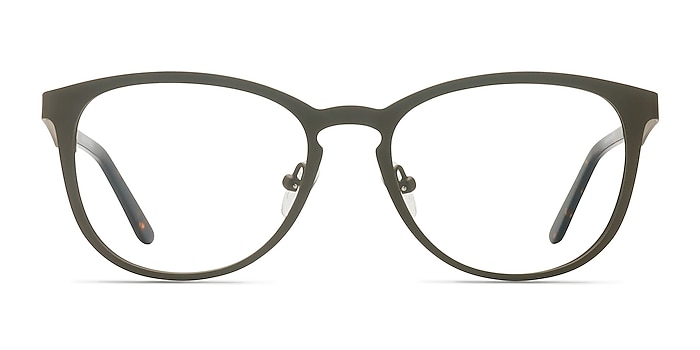 Neta Matte Brown Métal Montures de lunettes de vue d'EyeBuyDirect
