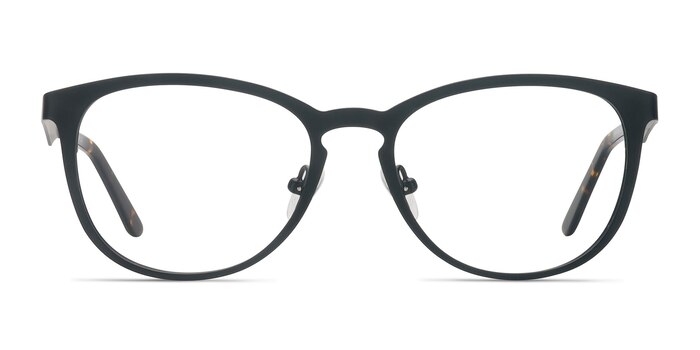 Neta Matte Black Metal Eyeglass Frames from EyeBuyDirect