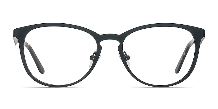 Neta Matte Black Metal Eyeglass Frames from EyeBuyDirect