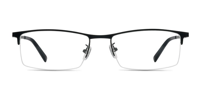 Vega Noir Métal Montures de lunettes de vue d'EyeBuyDirect