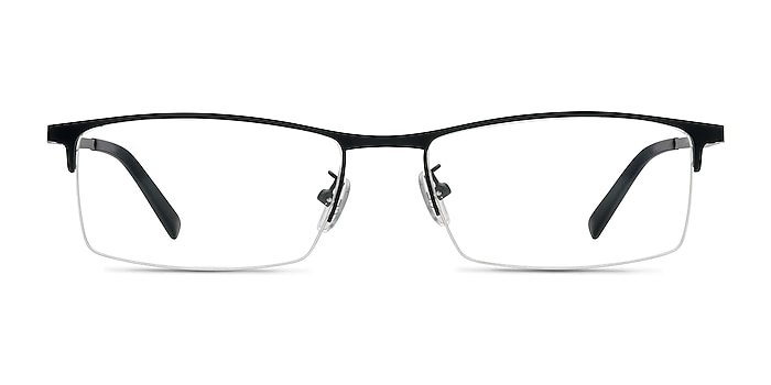 Vega Black Metal Eyeglass Frames from EyeBuyDirect