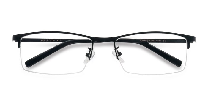 Black Vega -  Metal Eyeglasses