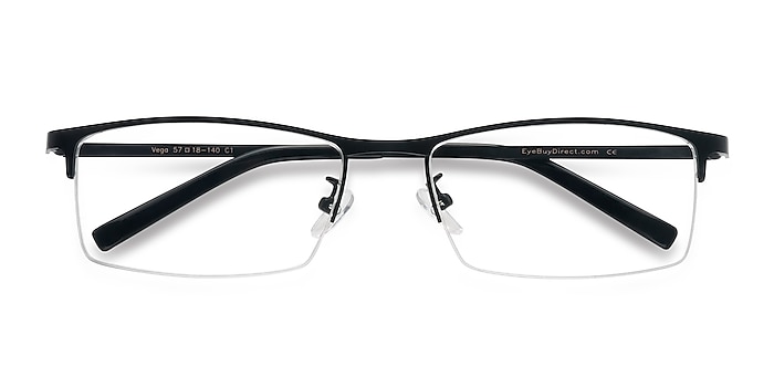Black Vega -  Metal Eyeglasses