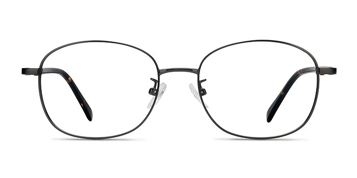 Behold Gunmetal Metal Eyeglass Frames from EyeBuyDirect