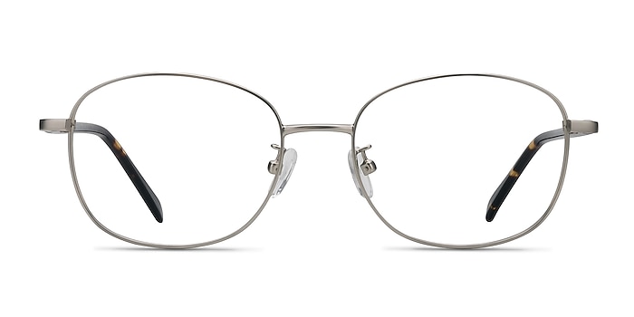 Behold Silver Metal Eyeglass Frames from EyeBuyDirect
