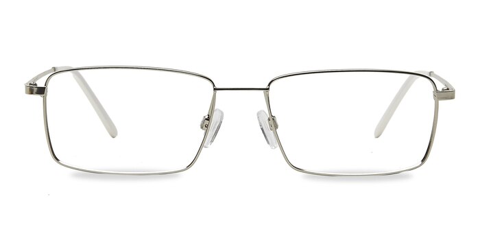 Falcon Argenté Métal Montures de lunettes de vue d'EyeBuyDirect