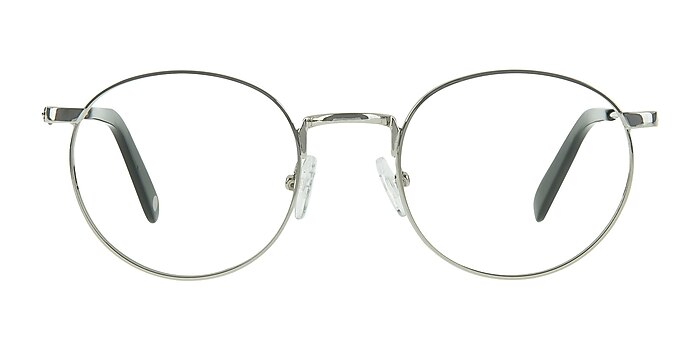 Circus Silver Metal Eyeglass Frames from EyeBuyDirect