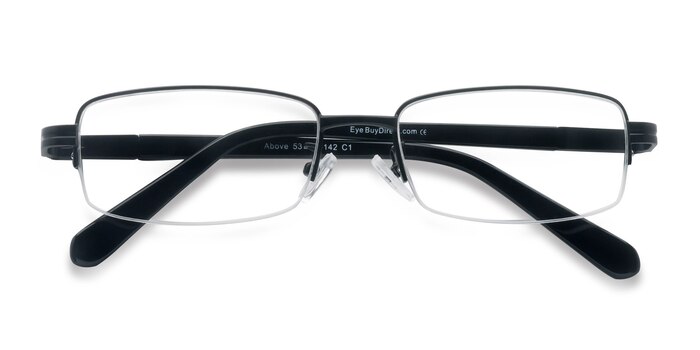 Black Above -  Metal Eyeglasses