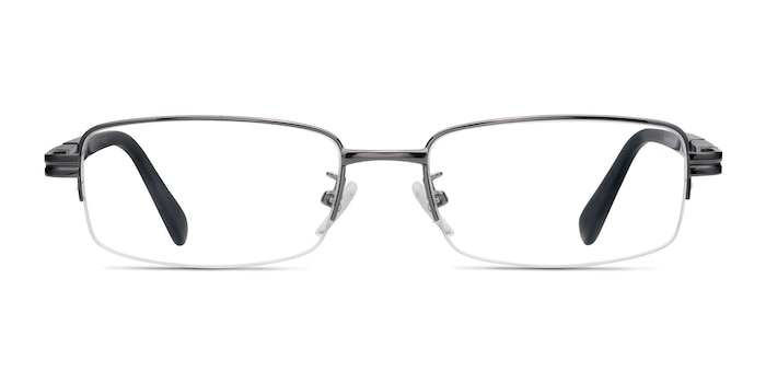 Above Gunmetal Metal Eyeglass Frames from EyeBuyDirect