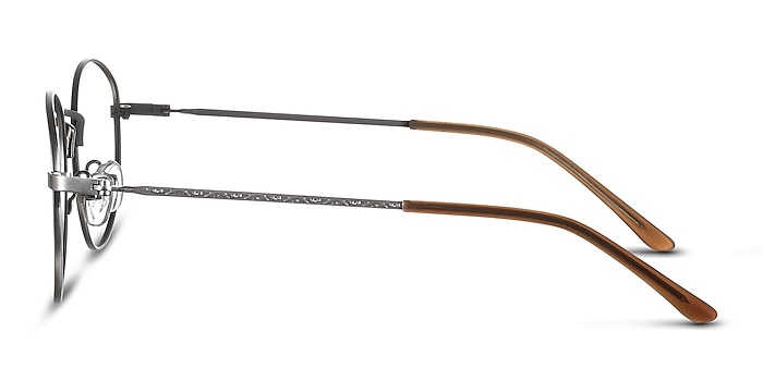 Cupertino  Silver  Metal Eyeglass Frames from EyeBuyDirect