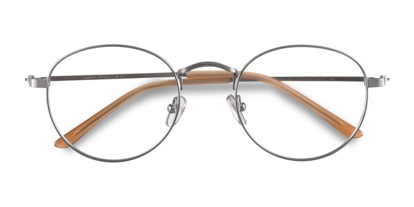 Cupertino prescription eyeglasses ( Silver ) - 17241 - Eyeglasses Simply classic. Cupertino flaunts a Silver metal f sku 17241