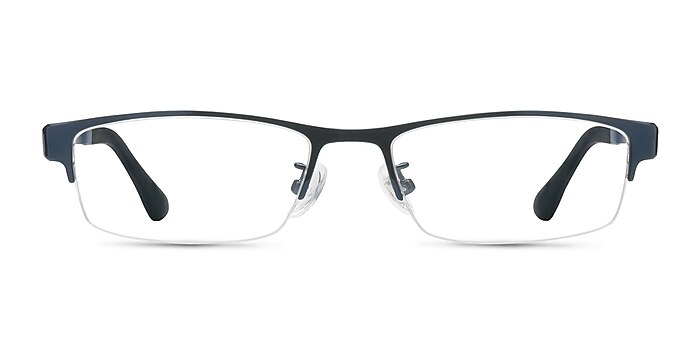 3320 Navy Metal Eyeglass Frames from EyeBuyDirect