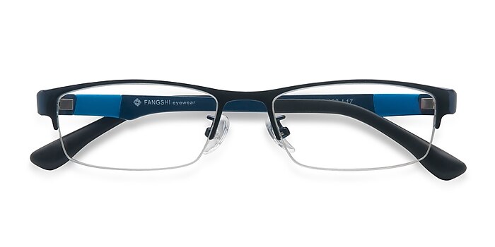 Navy 3320 -  Metal Eyeglasses