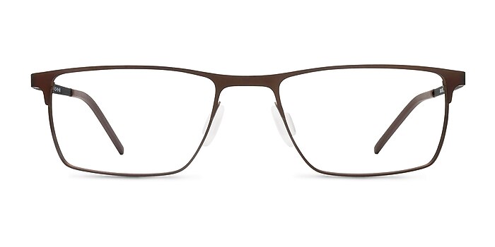 SAK350 Brown Metal Eyeglass Frames from EyeBuyDirect