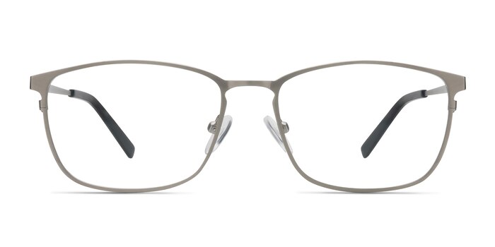 Calm Gunmetal Metal Eyeglass Frames from EyeBuyDirect