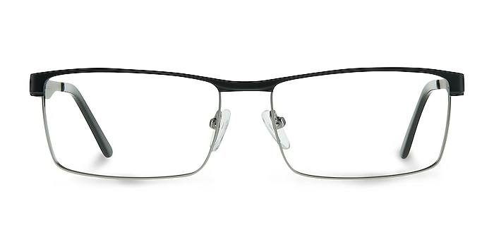 Houdini Black Metal Eyeglass Frames from EyeBuyDirect