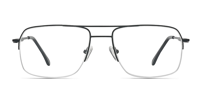 Tux Noir Métal Montures de lunettes de vue d'EyeBuyDirect