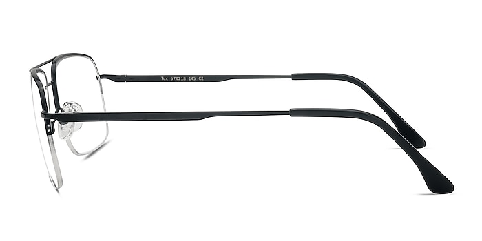 Tux Black Metal Eyeglass Frames from EyeBuyDirect