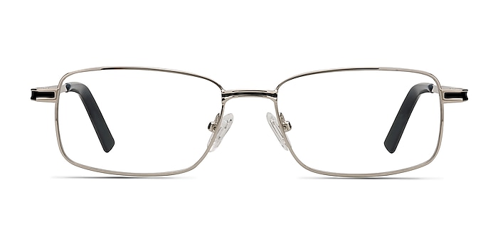 Triality Silver Metal Eyeglass Frames from EyeBuyDirect