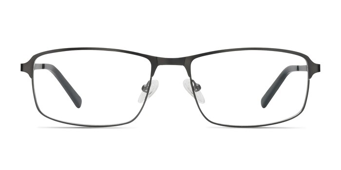 Capacious Matte Gunmetal Métal Montures de lunettes de vue d'EyeBuyDirect