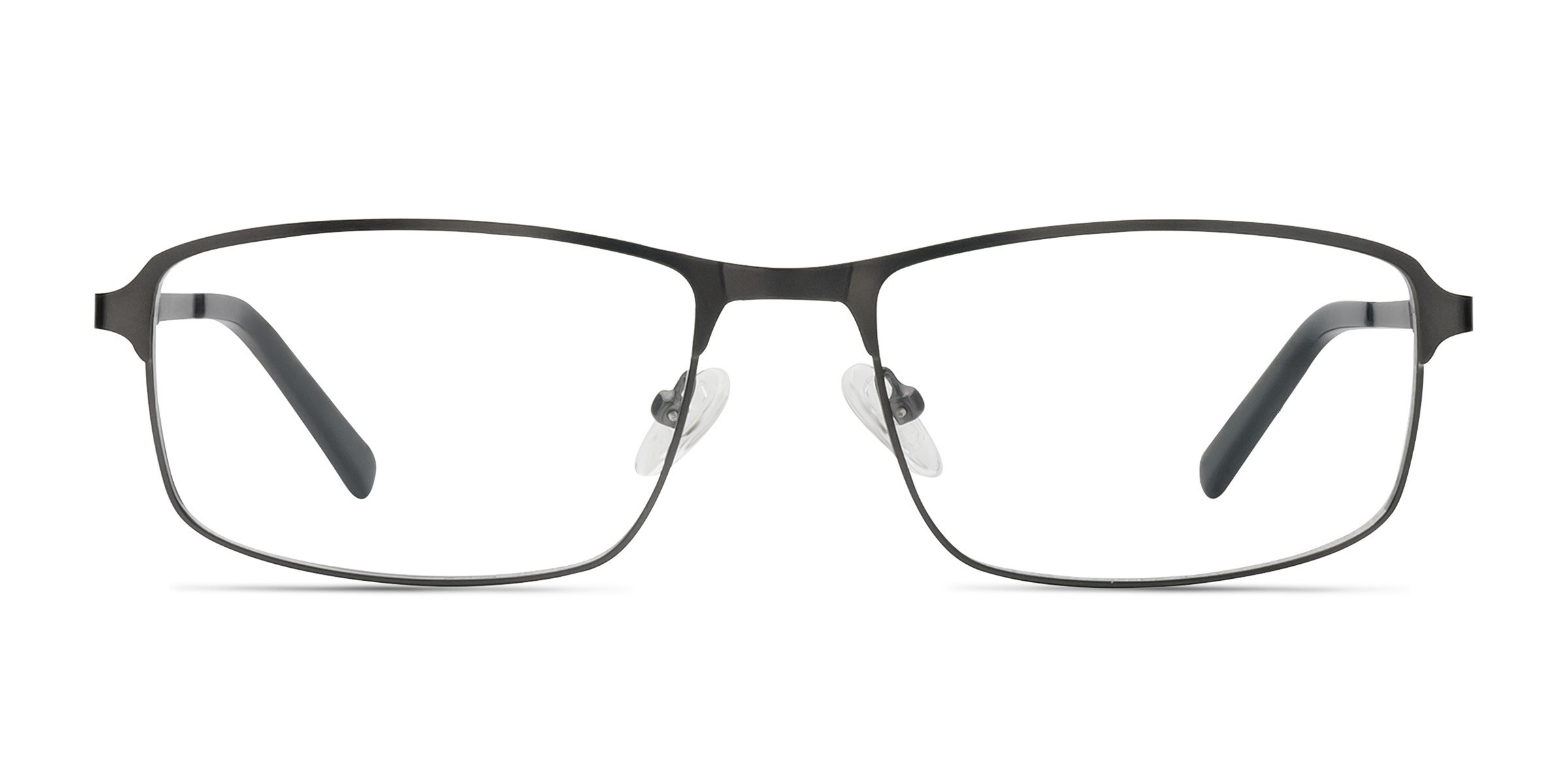 Capacious Rectangle Matte Gunmetal Glasses for Men | Eyebuydirect