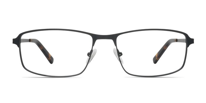 Capacious Black Metal Eyeglass Frames from EyeBuyDirect
