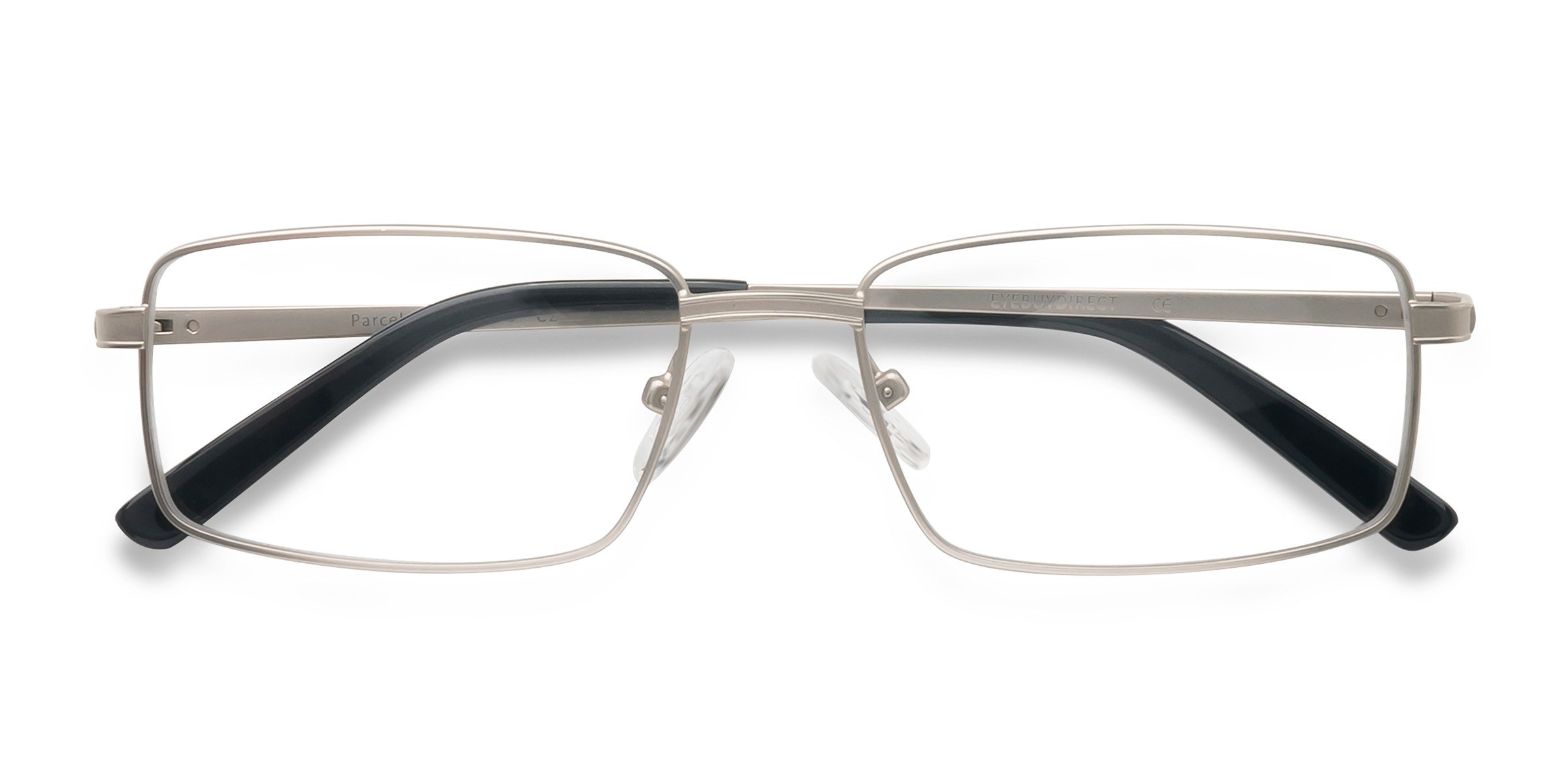 Parcel Rectangle Matte Silver Full Rim Eyeglasses | Eyebuydirect Parcel Rectangle Matte Silver Full Rim Eyeglasses | Eyebuydirect