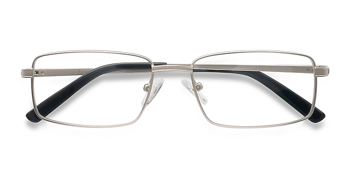 Matte Silver Parcel -  Acetate Eyeglasses