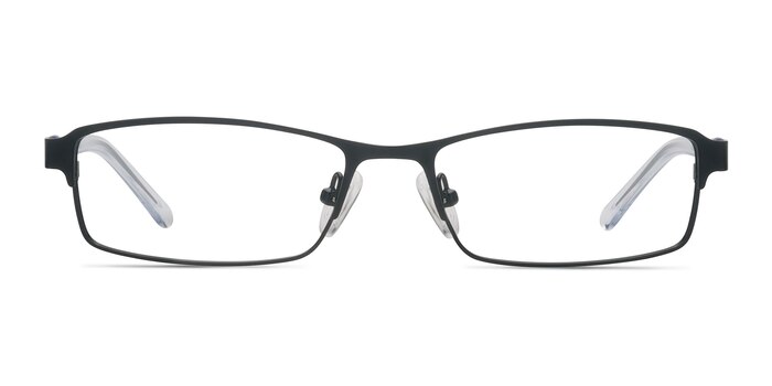 Olsen Noir Métal Montures de lunettes de vue d'EyeBuyDirect
