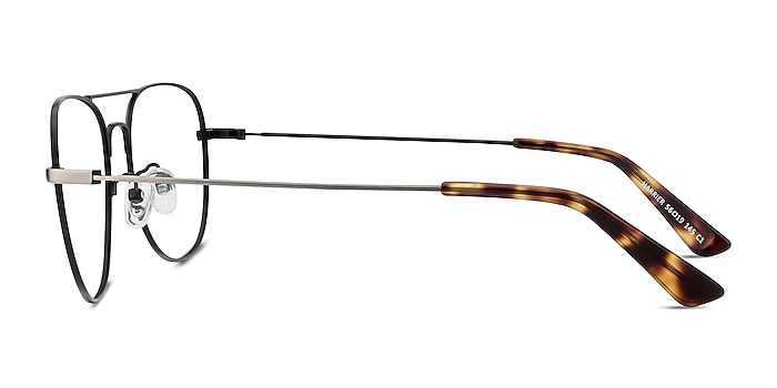 Harrier Dark Gunmetal Metal Eyeglass Frames from EyeBuyDirect