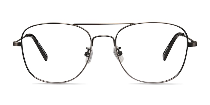 Courser Gunmetal Metal Eyeglass Frames from EyeBuyDirect