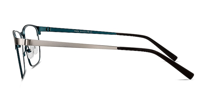 Pinion Gunmetal Metal Eyeglass Frames from EyeBuyDirect