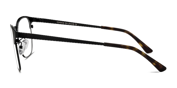 Ferrous Black Metal Eyeglass Frames from EyeBuyDirect