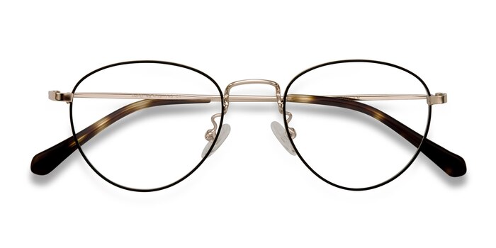 Black Taipei -  Metal Eyeglasses