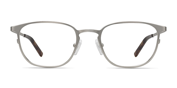 Plateau Silver Metal Eyeglass Frames from EyeBuyDirect