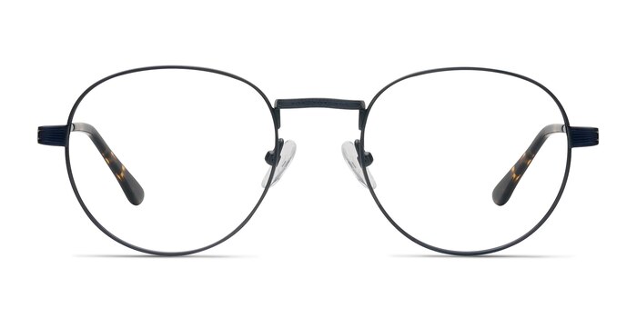 Belleville Bleu marine  Métal Montures de lunettes de vue d'EyeBuyDirect