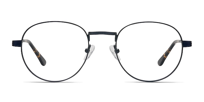 Belleville Bleu marine  Métal Montures de lunettes de vue d'EyeBuyDirect