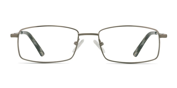 Tab Gunmetal Metal Eyeglass Frames from EyeBuyDirect