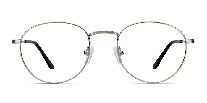 Epilogue Silver Metal Eyeglass Frames from EyeBuyDirect