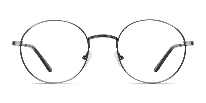 Motif Gunmetal Métal Montures de lunettes de vue d'EyeBuyDirect