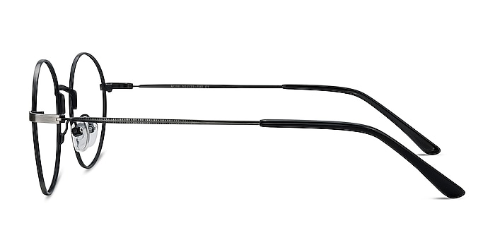 Motif Gunmetal Métal Montures de lunettes de vue d'EyeBuyDirect