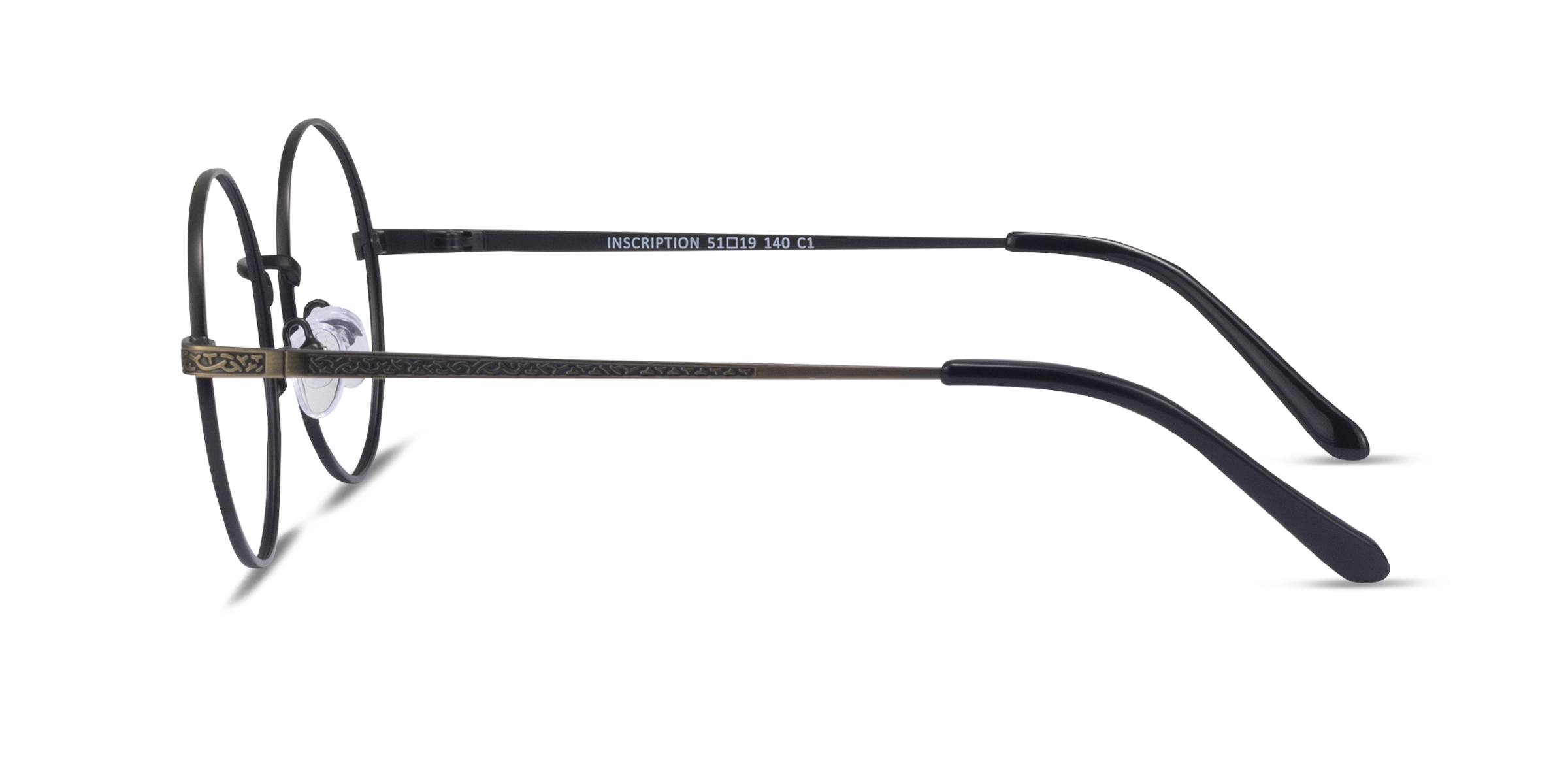 Inscription Round Bronze Full Rim Eyeglasses Eyebuydirect Canada